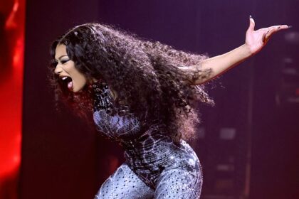 LOS ANGELES, CALIFORNIA - JUNE 21: Megan Thee Stallion performs onstage during the Hot Girl Summer Tour at Crypto.com Arena on June 21, 2024 in Los Angeles, California. (Photo by Kevin Winter/Getty Images for Live Nation)