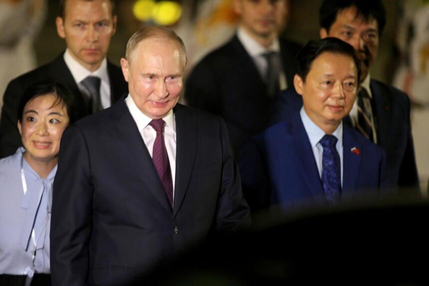 Putin signs deals with Vietnam in bid to shore up ties in Asia to offset Moscow’s growing isolation