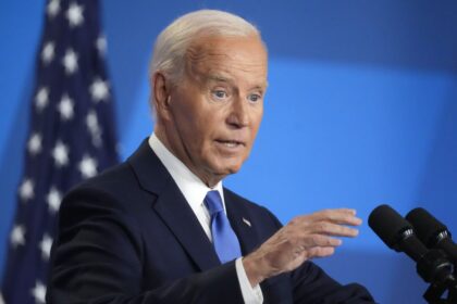 Biden Says He Is Determined to Stay in Race to ‘Finish the Job’