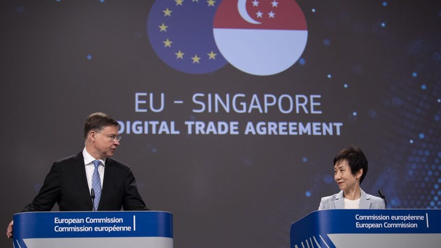 EU clinches digital trade deal with Singapore