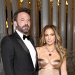 LOS ANGELES, CALIFORNIA - NOVEMBER 04: (L-R) Ben Affleck, wearing Gucci, and Jennifer Lopez, wearing Gucci, attend the 2023 LACMA Art+Film Gala, Presented By Gucci at Los Angeles County Museum of Art on November 04, 2023 in Los Angeles, California. (Photo by Presley Ann/Getty Images for LACMA)