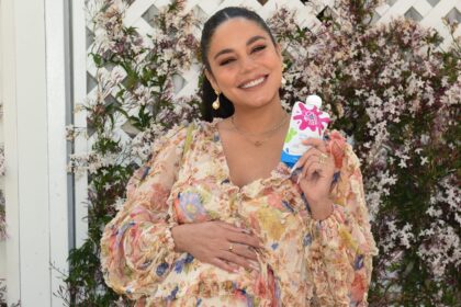 LOS ANGELES, CALIFORNIA - MARCH 16: Vanessa Hudgens celebrates Caliwater Kids Launch at The Grove on March 16, 2024 in Los Angeles, California. (Photo by Vivien Killilea/Getty Images for Caliwater Kids )