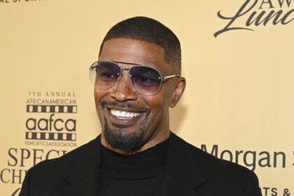 Jamie Foxx at the AAFCA Special Achievement Awards Luncheon held at the Los Angeles Athletic Club on March 3, 2024 in Los Angeles, California. (Photo by Gilbert Flores/Variety via Getty Images)