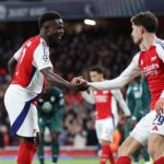 Saka double puts impressive Arsenal a step closer to UCL knockouts