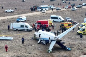 Russia cautions against 'hypotheses' in Azerbaijan Airlines crash