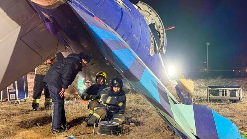 Azerbaijan plane crash investigation to determine type of rocket used, authorities say