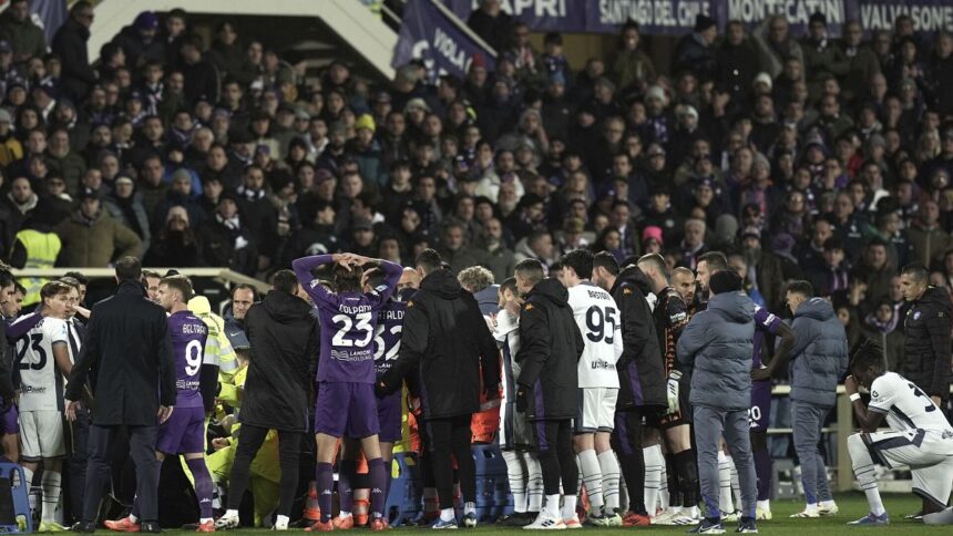 Fiorentina midfielder Edoardo Bove in stable condition after collapsing on pitch