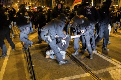 Germany's far-right stages anti-migration rally in Magdeburg