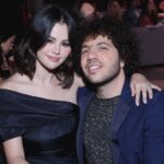 LOS ANGELES, CALIFORNIA - OCTOBER 24: (L-R) Selena Gomez and Benny Blanco attend the Second Annual Rare Impact Fund Benefit Supporting Youth Mental Health, hosted by Selena Gomez, at Nya Studios on October 24, 2024 in Los Angeles, California. (Photo by Amy Sussman/Getty Images)