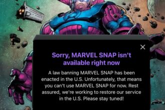 Marvel Snap down, caught in the TikTok ban