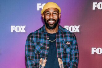 Stephen "tWitch" Boss at the FOX 2022 Upfront Red Carpet held at The Four Seasons Downtown on May 16th, 2022 in New York City. (Photo by Nina Westervelt/Variety/Penske Media via Getty Images)