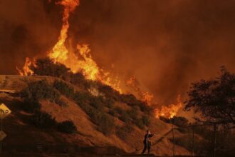 LA officials say wildfire death toll stands at 16 as firefighters race to contain blazes