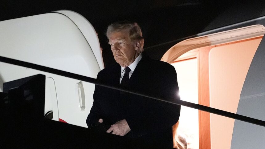 Trump arrives in DC as organisers scramble to move inauguration indoors due to cold