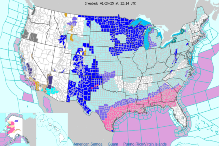 Winter Storm Enzo: Adverse weather disrupting flights in the US